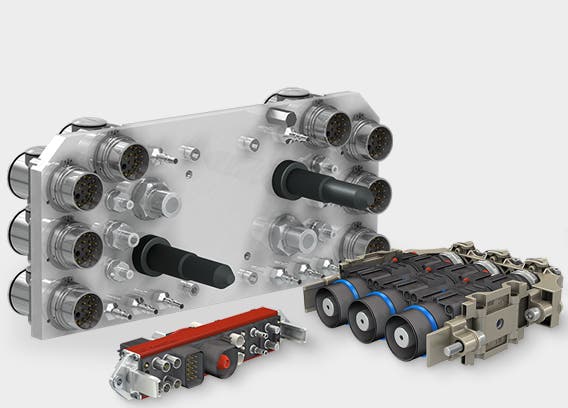 Teaser with customized multi-coupling MCS, modular power connector MPC and modular system CombiTac