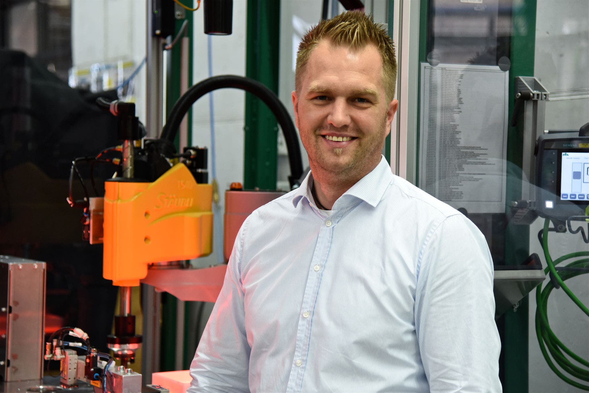 Markus Beierl, Head of Injection Moulding: “The outstanding performance of the Stäubli TS40 makes a decisive contribution to the success of the entire assembly cell.”