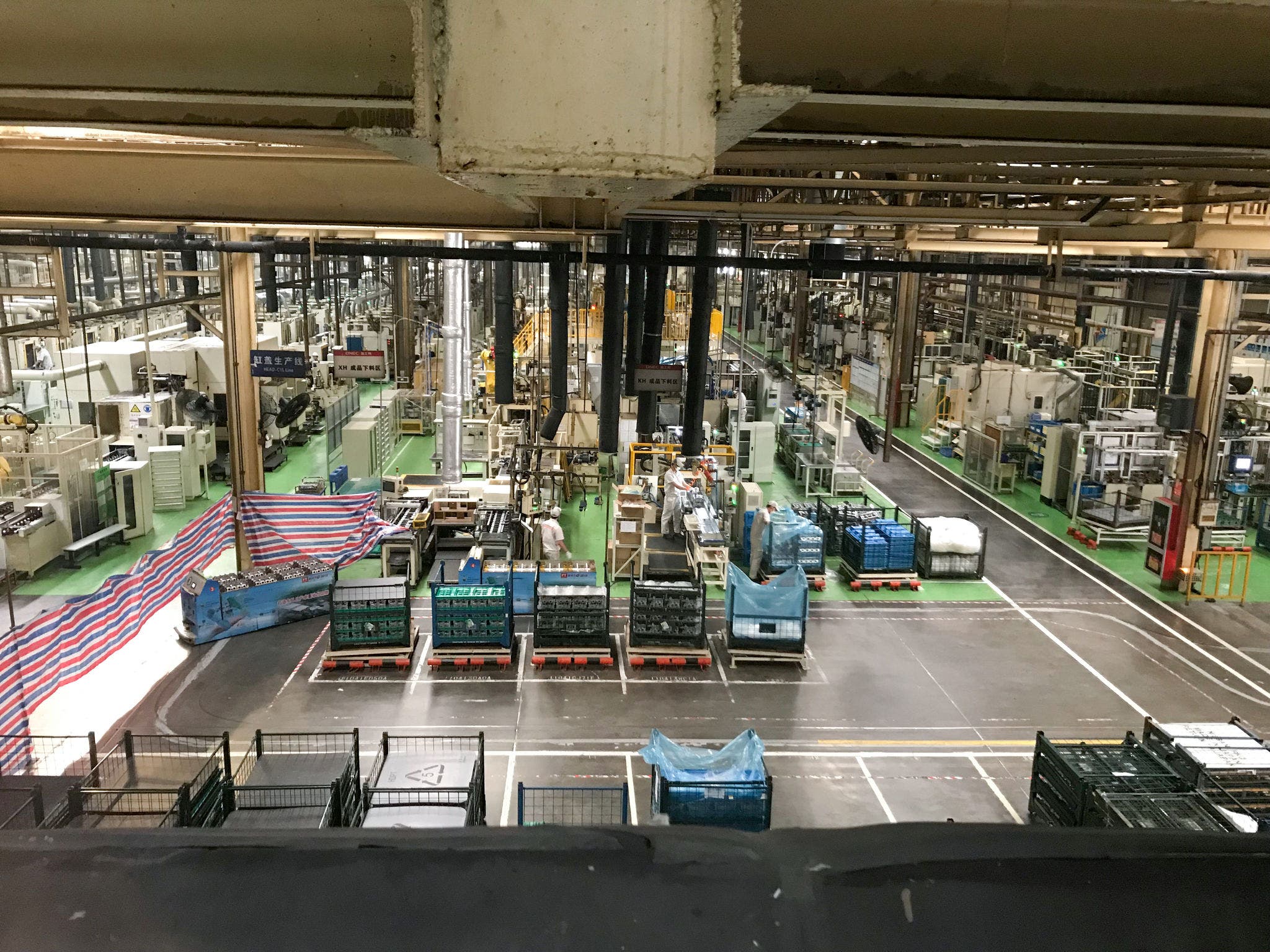 Plant of Dongfeng Nissan in Huadu, Guangzhou