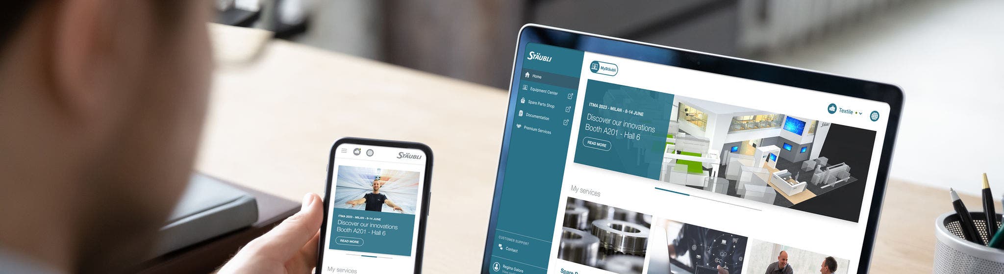 MyStäubli portal - answering challenges of today and tomorrow