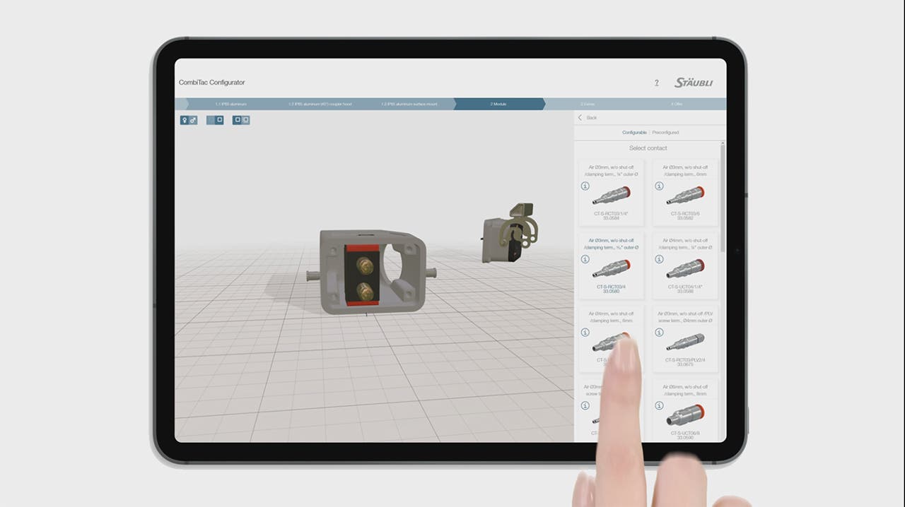 Image with teaser of the new CombiTac configurator