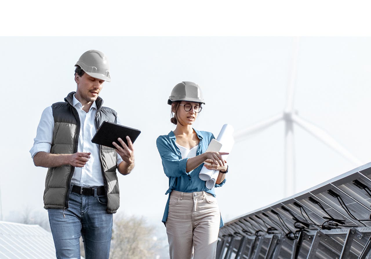 Consulting service in a PV plant