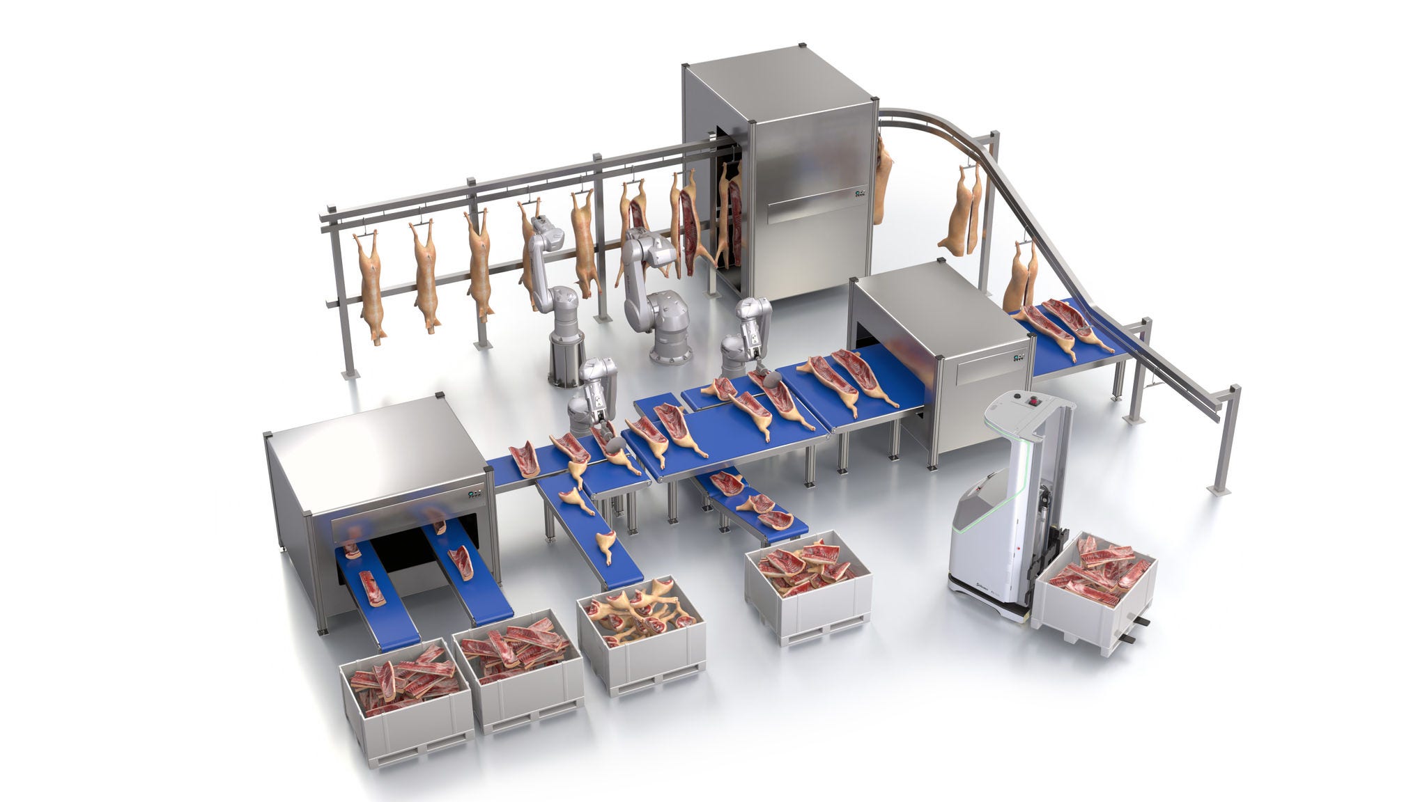 Meat processing Primary Cutting Line