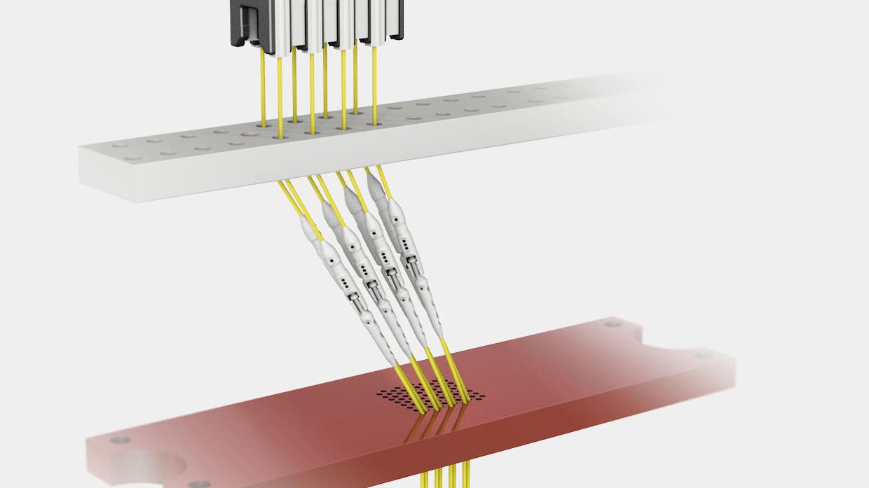 Stäubli N4L PRO Jacquard machine mini-quick connector