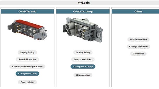 CombiTac configurator