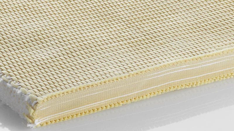 Multilayer fabric made of aramid on Stäubli weaving system